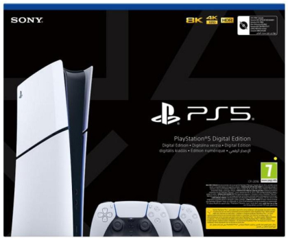 Sony PlayStation 5 Slim Digital + DualSense White
